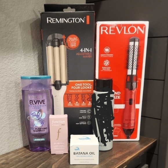 Other - Hair Bundle - Remington 4-in-1 Adjustable Waver and Revlon Style Curl & Volumize